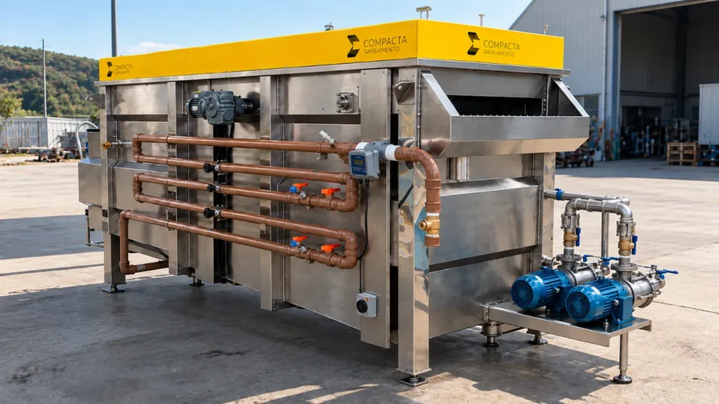 Painel de automação do flotador FAD Compacta