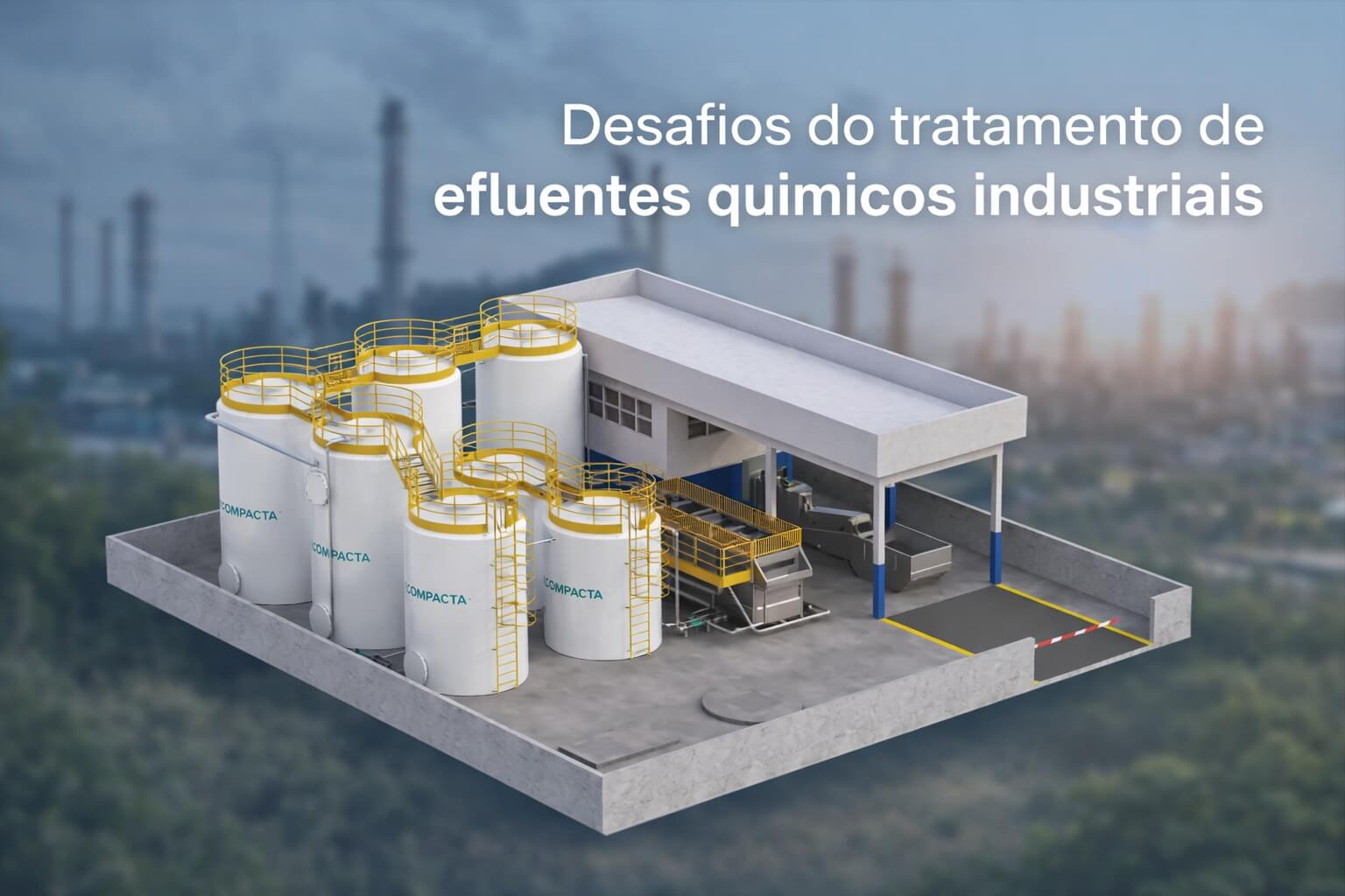 Desafios do tratamento de efluentes químicos industriais