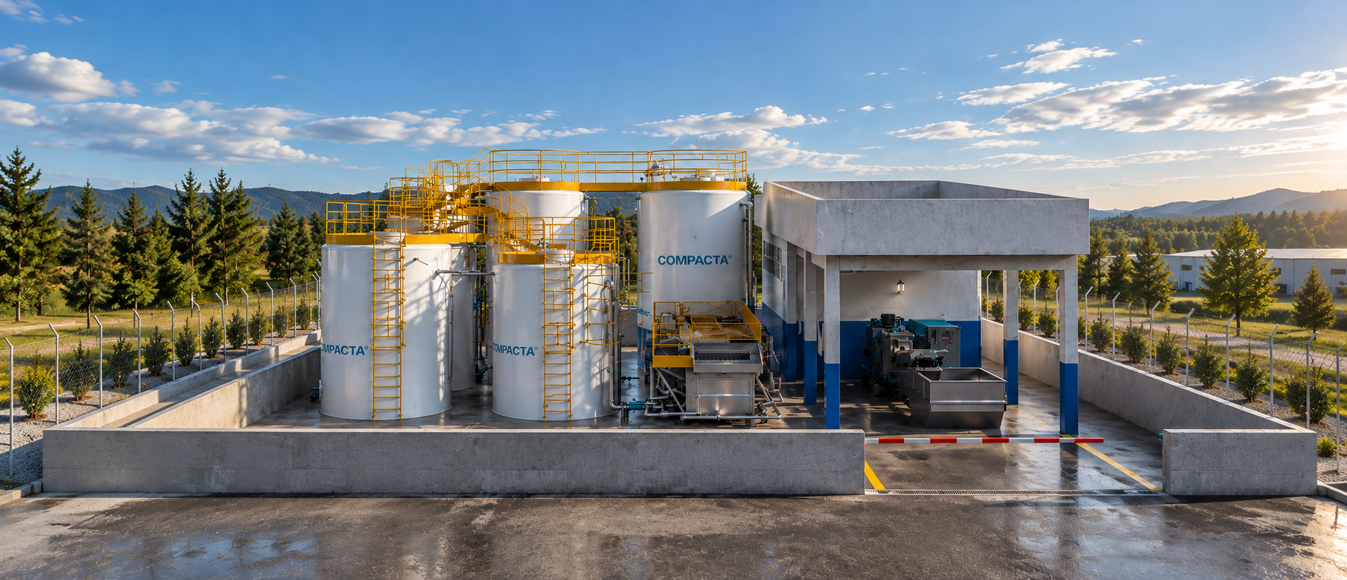 ETE Industrial Compacta Saneamento